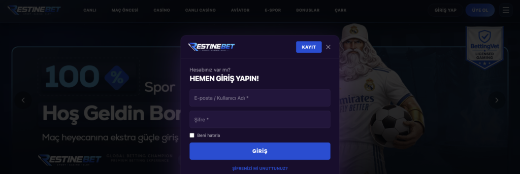 Restinebet Canlı Casino Ve Bahis Sitesi 2 Restinebet Giriş